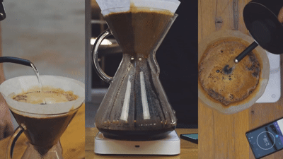 Third pour to {{ recipe.bloomAmount + 600 }}g